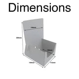 A6 Flip & Slot Leaflet Dispenser HIGH CAPACITY - Cardworks Ltd