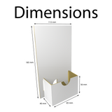 A7 Flip & Twist Leaflet Dispenser - Cardworks Ltd