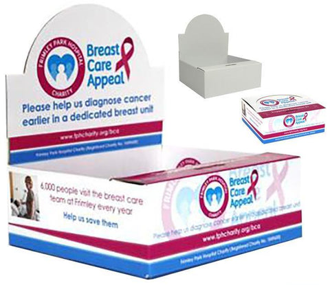 Charity Boxes 75mm with Money Box