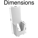 DL E-Flute Leaflet Dispenser HIGH CAPACITY