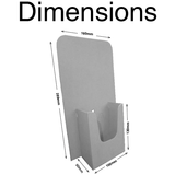 DL Flip & Twist Leaflet Dispenser HIGH CAPACITY