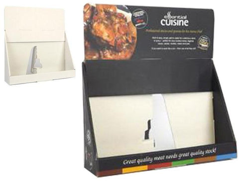 A4 Landscape Counter Display 70mm Capacity 318Wx75Dx210H - Cardworks Ltd