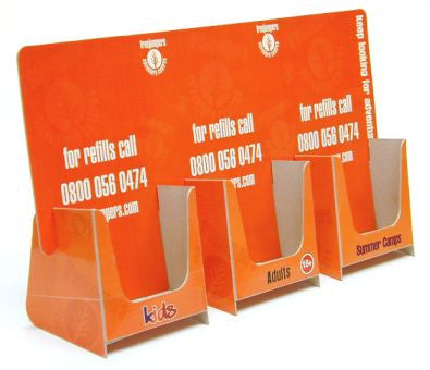 DL 3-Bay Leaflet Dispenser - Cardworks Ltd