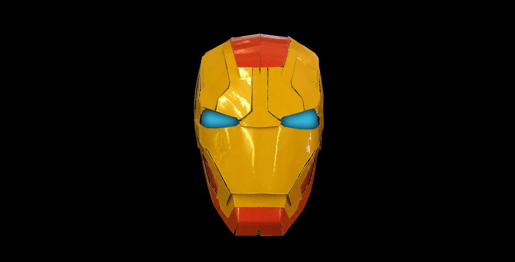 Iron Man Mask Colourised