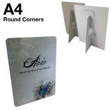 A4 Showcards with Round Corners
