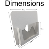A5 FLIP & TWIST LEAFLET DISPENSER HIGH CAPACITY - Cardworks Ltd