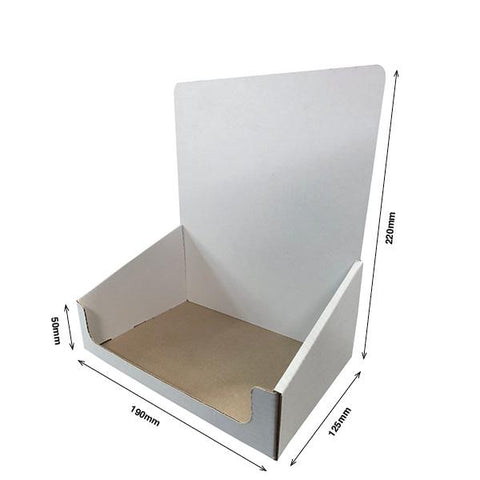 Angled Tray Counter Display 190Wx125Dx90H