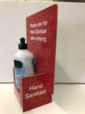 Hand Sanitiser Counter Display Unit (without Sanitiser) pre-printed
