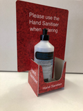 Hand Sanitiser Counter Display Unit (without Sanitiser) pre-printed