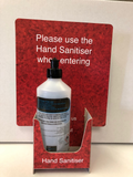 Hand Sanitiser Counter Display Unit (without Sanitiser) pre-printed