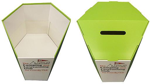 Cardboard Hexagonal Competition Entry Form Box - PRINTED – CardworksPlus
