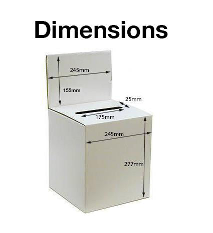 Competition Boxes Cardboard Competition Entry Form Boxes | Suggestion Boxes – CardworksPlus