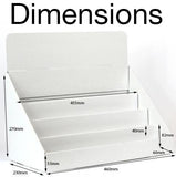 Medium 4-Tier Counter Display 460Wx230Dx270H