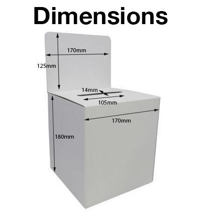 Cardboard Mini Competition Entry Form Box - PRINTED – Cardworks Ltd