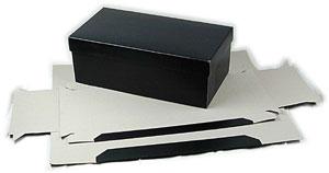 Black Shoe Box Lid and Tray