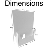 A5 Flip & Slot Leaflet Dispenser - Cardworks Ltd