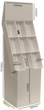 DVD 9-Bay Tray Floor Standing Display 450Wx380Dx1050H