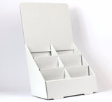A5 6-Bay Counter Display 340Wx170Dx290H - Cardworks Ltd