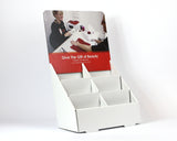 A5 6-Bay Counter Display 340Wx170Dx290H - Cardworks Ltd